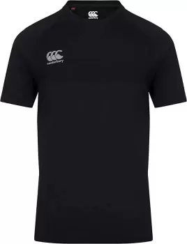 Image of Canterbury Seamless Tee V2 Black/Grey XSmall/Small