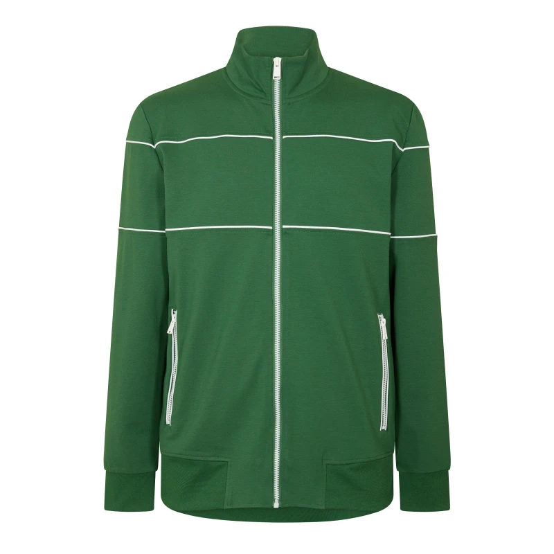 Image of Boss Mens Sommers 17 Tracksuit Top Open Green male S