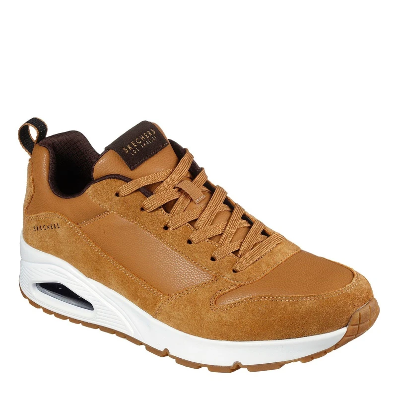 Image of Skechers Uno Stacre Trainers Mens Brown male 7 (41)