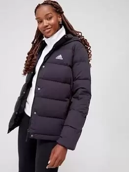 Image of adidas Helionic Hooded Jacket - Black Size M Women