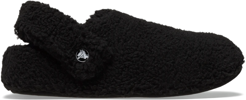 Image of Crocs Classic Cozzzy Slippers in Black UK 4 (EU 37)