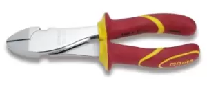 Image of Beta Tools 1084MQ VDE 1000V Insulated HD Diagonal Cutting Nippers 010840100
