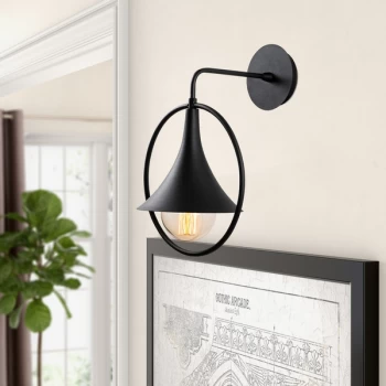 Image of Namutenahi - 124-A Black Wall Lamp