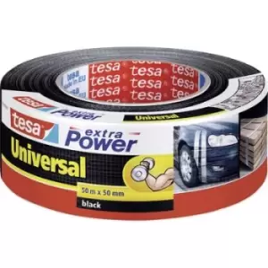 Image of tesa UNIVERSAL 56389-00001-05 Cloth tape tesa extra Power Black (L x W) 50 m x 50 mm