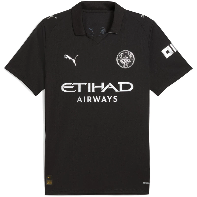 Image of Puma Manchester City Away Kit 2025 2026 Adults Black male S