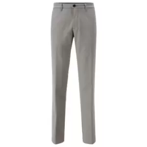 Image of Boss Boss Stretch Cotton Chinos - Grey