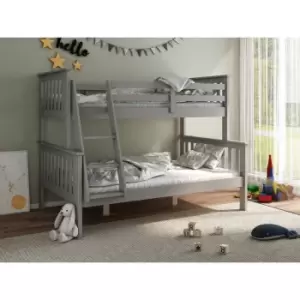 Image of Carra Triple Sleeper Grey With Pocket Sprung Mattresses