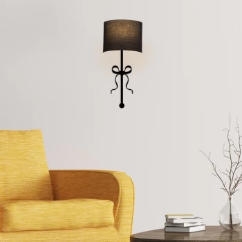 Image of Asaf - 6980 Black Wall Lamp