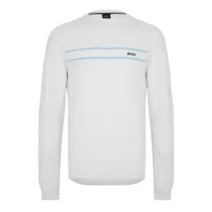 Image of Boss Righam Jumper - White