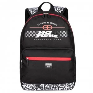 Image of No Fear MX Skate Backpack - Black/Red