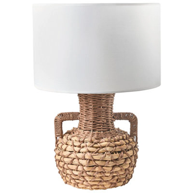 Image of Beliani Table Lamp Renard Paper Rope Natural