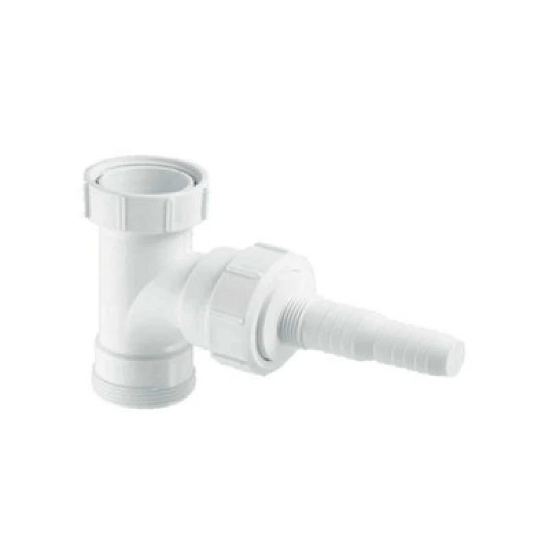 Image of McAlpine Male And Female Tee Piece With Nozzle 19 X 38 X 38mm V33L