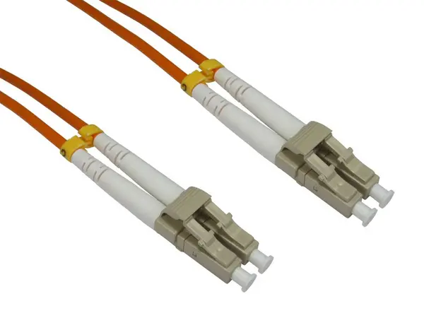 Image of Cables Direct 3m OM2 Fibre Optic Cable, LC - LC (Multi-Mode)
