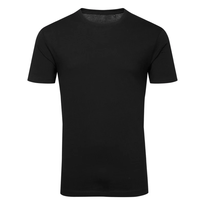 Image of TriDri Mens Plain Black T-Shirt Size: Small Black Male S