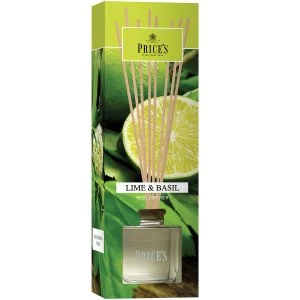 Image of Price's Candles Lime & Basil Reed Diffuser - 100ml
