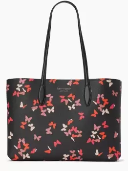 Image of All Day Butterfly Large Tote - Black Multi. - One Size