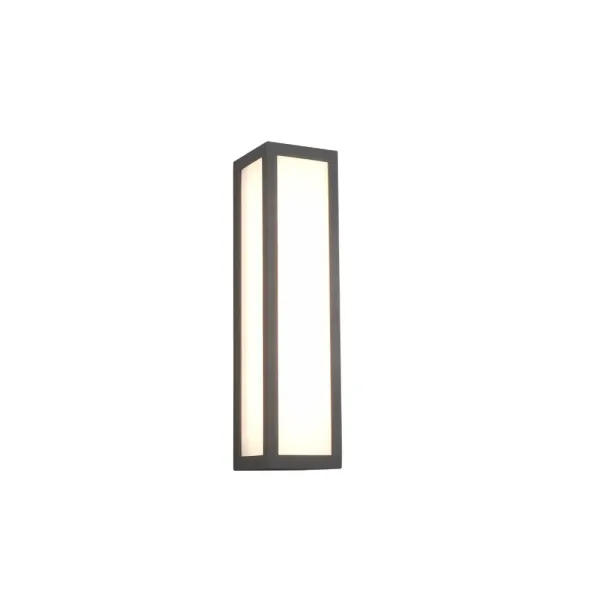Image of Fuerte Modern Outdoor Modern Wall Lamp Anthracite 3000K IP54