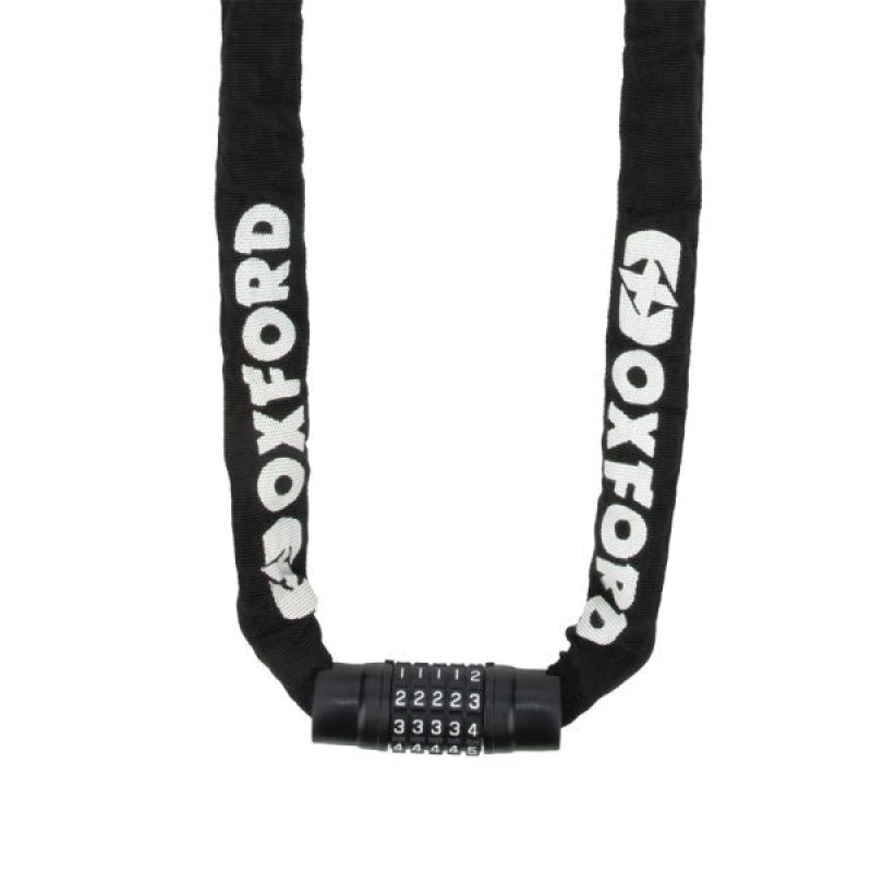 Image of OXFORD LK117 Chain lock with protective sleeve Steel Chain lock (100343)