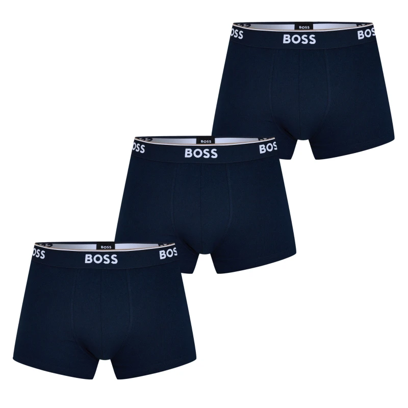 Image of Boss 3-pack Boxer Shorts - Blue Blue 2XL
