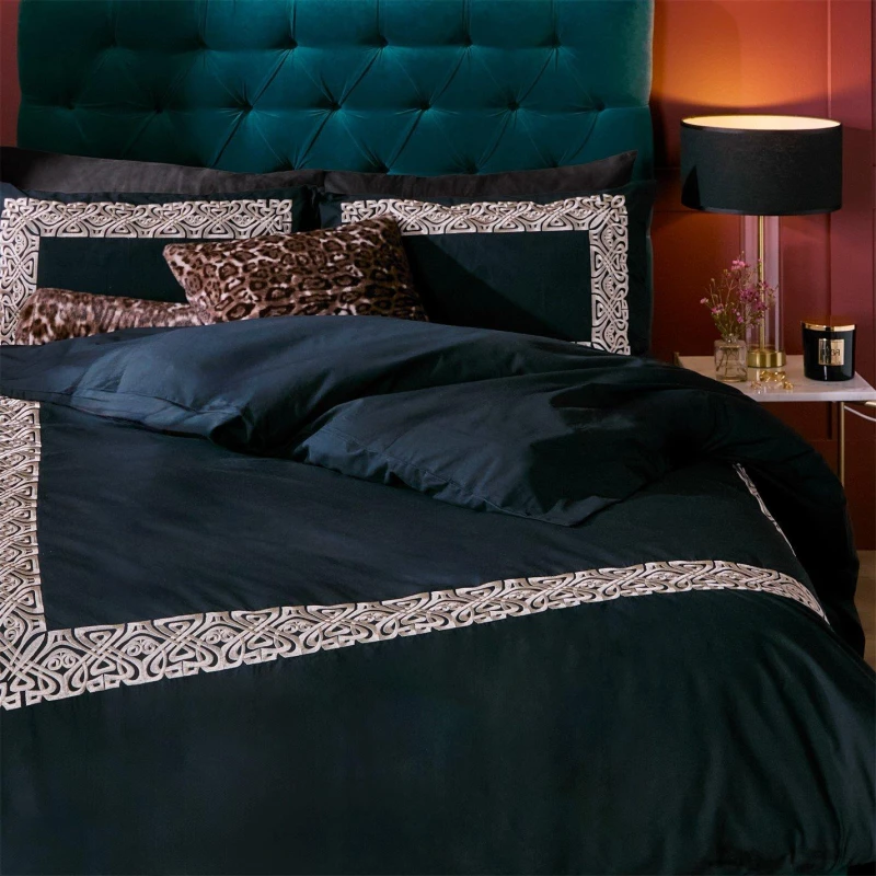 Image of Biba Serena Duvet Set Black unisex Double