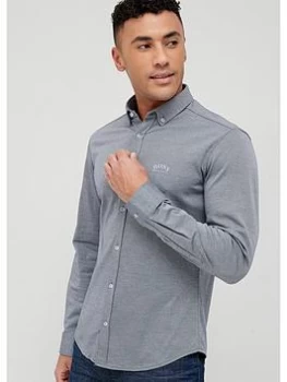 Image of Hugo Boss Biado Oxford Shirt Navy Size XL Men