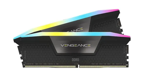 Image of Corsair Vengeance RGB 64GB (2x32GB) DDR5 5600Mhz CL40 Dual Channel Memory (RAM) Kit