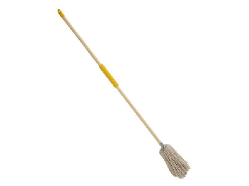 Image of Bulldozer Hq.py14/f4 Cotton Mop And Soft Grip Wooden Handle Bdzpy14F4
