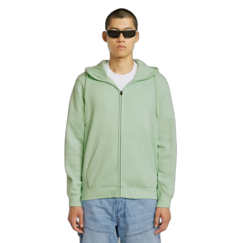 Image of Zip-up hoodie G-Star Premium Core Vert Male M