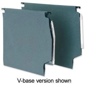 Image of 5 Star Lateral File Manilla with Clear Tabs and Inserts 180gsm Green Pack of 50
