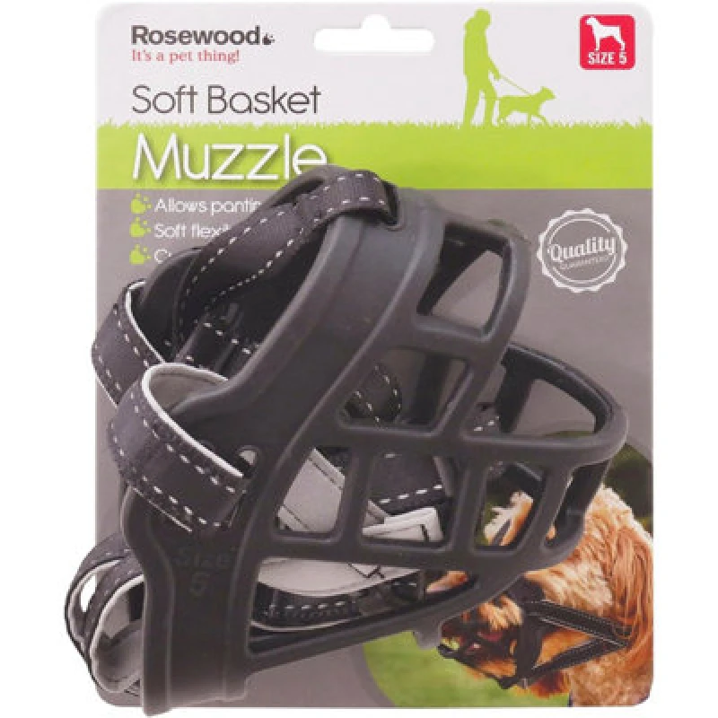 Image of Rosewood Soft Basket Dog Muzzle - Size 5