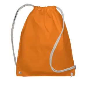 Image of Jassz Bags Drawstring Backpack (One Size) (Tangerine)