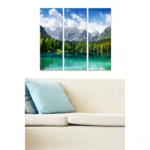 Image of MDF20087 Multicolor Decorative MDF Painting (3 Pieces)