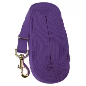 Image of Kincade Cotton Lunge Rein - Purple