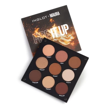 Image of Inglot X Maura Fire It Up Eyeshadow Palette Multi