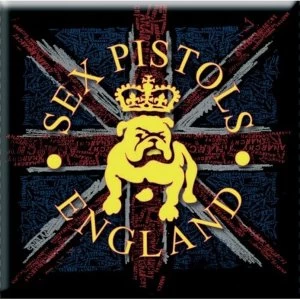 Image of The Sex Pistols - Bull Dog & Flag Fridge Magnet