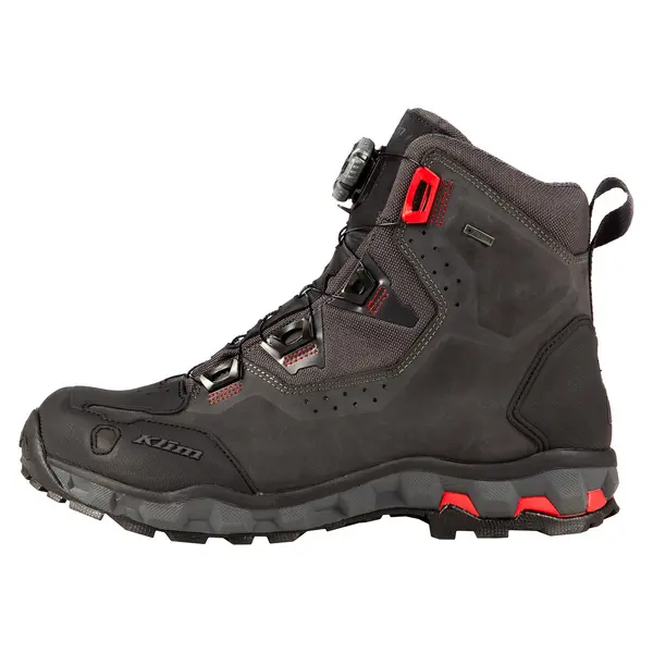 Image of KLIM Outlander GTX Boot Asphalt - High Risk Red Size US 7