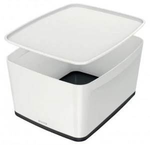 Image of Leitz MyBox Large with Lid WOW White Black