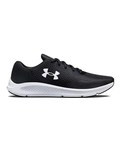Image of Under Armour Charged Pursuit 3 Trainers Black/White Male 7 MR74806