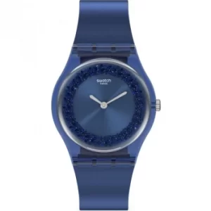 Image of Ladies Swatch Sideral Blue Watch