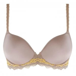 Image of Wacoal Lace perfection Underwired Contour Bra - Moon Rck MOK