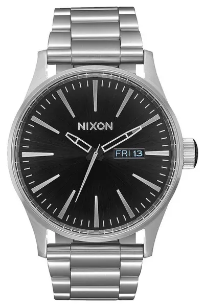 Image of Nixon A356-2348-00 Sentry SS Black Sunray Stainless Watch