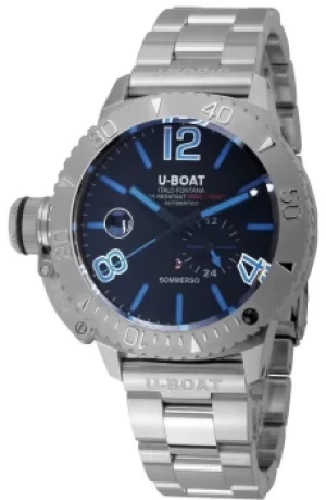 Image of U-Boat Watch Sommerso Blue Bracelet