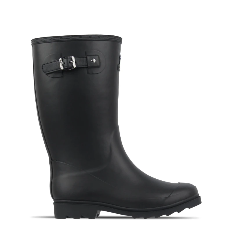 Image of Gelert Fur Lined Welly Boot Womens Black female 4 (37)