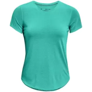 Image of Under Armour Streaker Short Sleeve T Shirt Ladies - Green