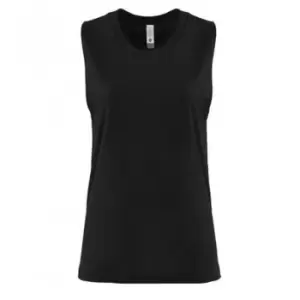 Image of Next Level Womens/Ladies Festival Sleeveless Tank Top (M) (Black)