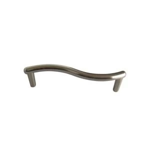 Image of BQ Satin Nickel Wave Interior Door Pull Cabinet Handle