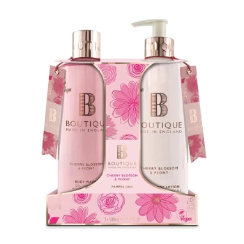 Image of Boutique Cherry Blossom & Peony Body Care Duo