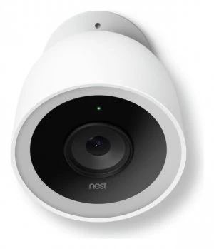 Image of Nest Cam IQ Outdoor Security Camera NC4100GB Smart Home Security Camera in White