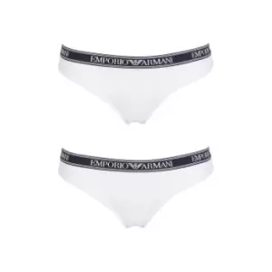 Image of Emporio Armani Brazilian Briefs - White