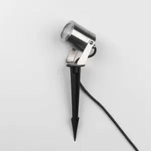 Image of Astro Skye Spike Spot - Outdoor LED Ground Light Brushed Stainless Steel IP65